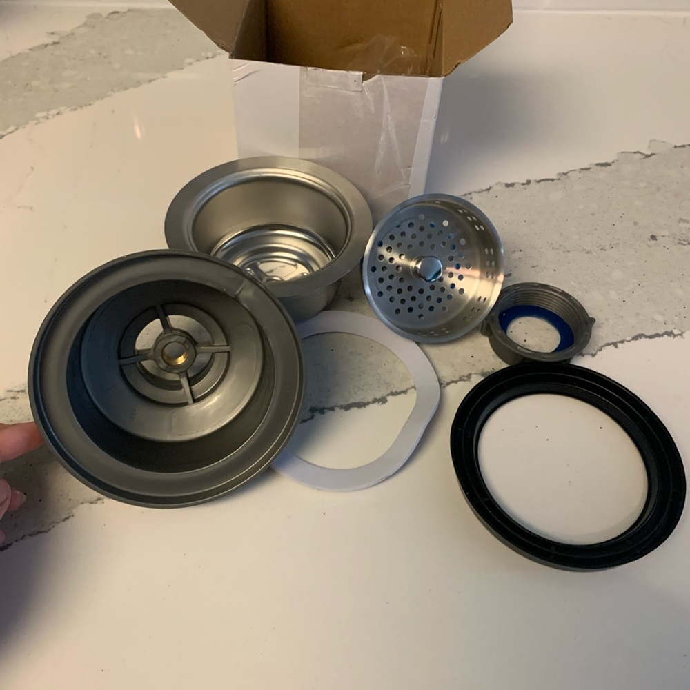 Complete kitchen sink drain